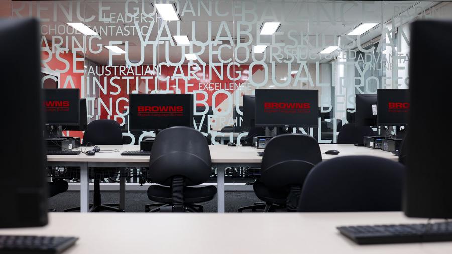 ESL Languages Browns Melbourne computer room